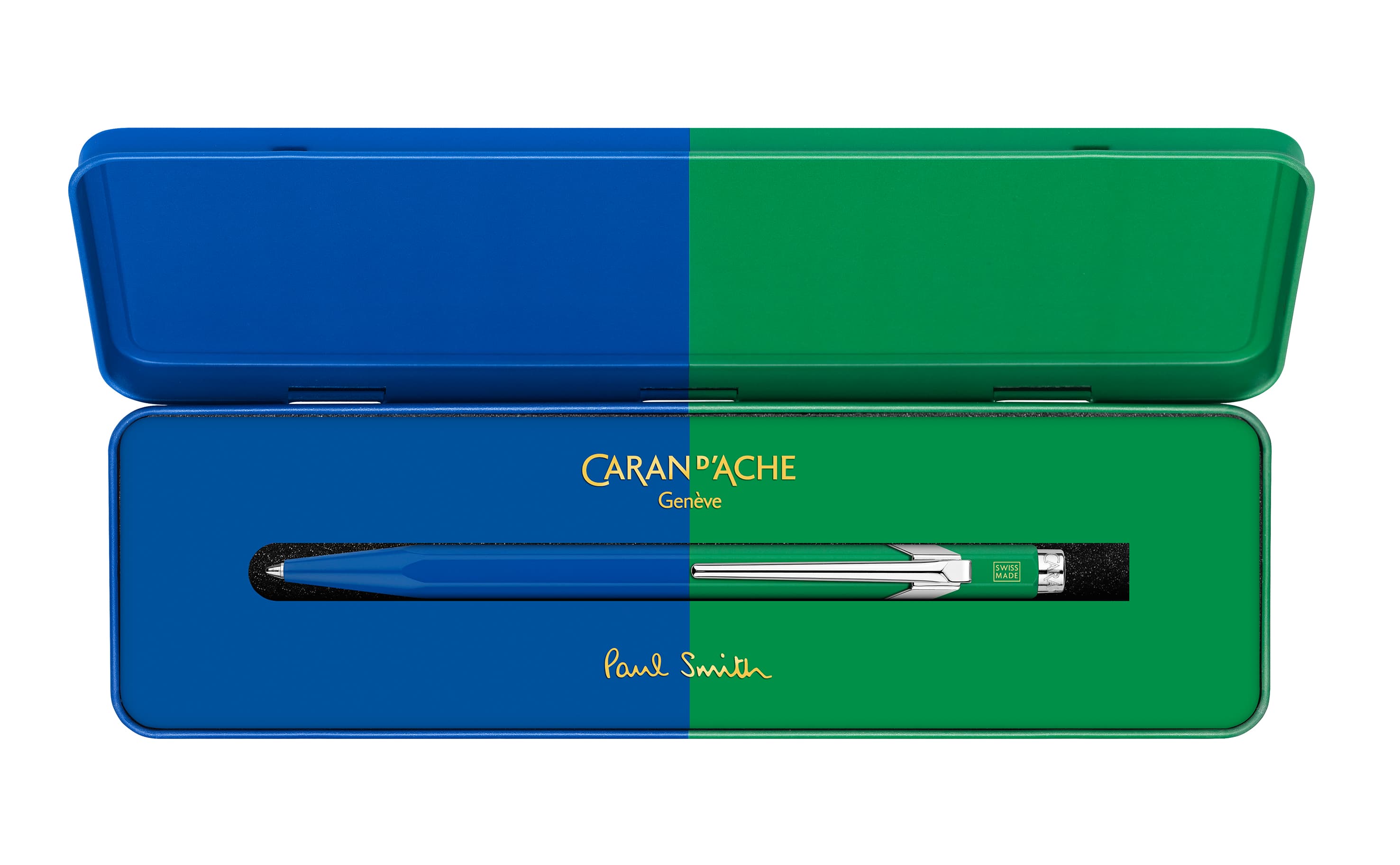 CARAN d'Ache ボールペン Paul Smith コラボ Caran d'Ache 849 Paul Smith Ballpoint Pen - Damson (Gift