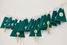 DIY calendrier de l'avent Noel