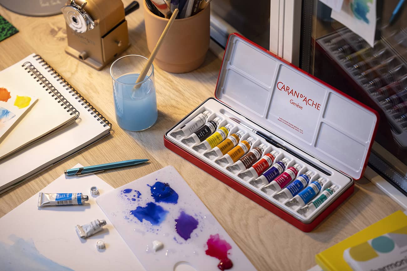 Wie malt man mit Gouache? Caran d