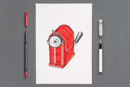 How to draw with a fountain pen ?