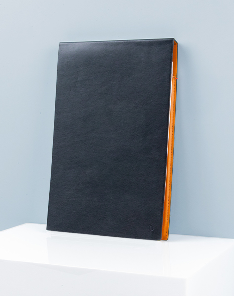 CAHIER CUIR A5 CAMEL