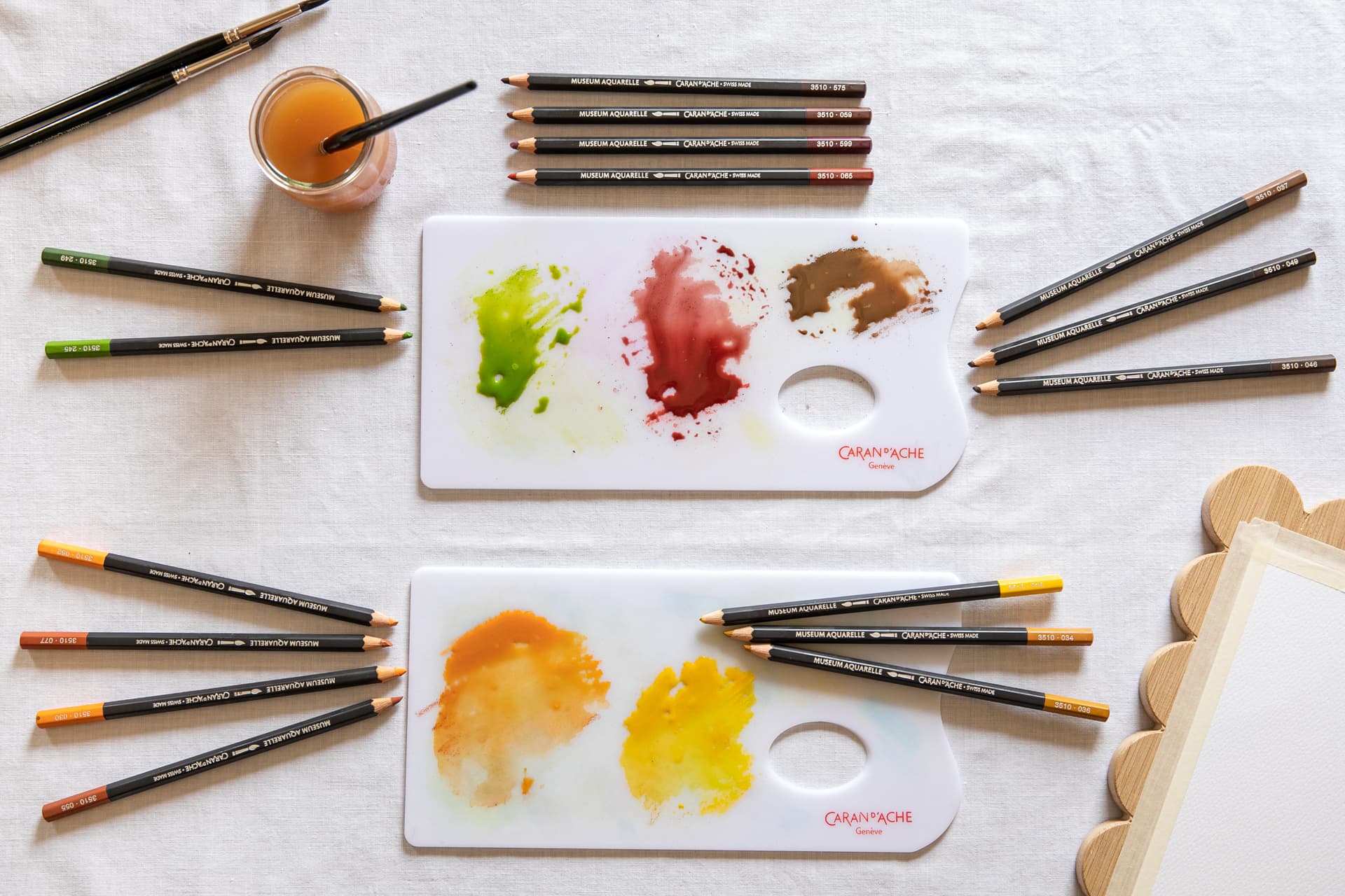 Coffret Artistique Aquarelle Arteza - Crayons, Papier Pliable Et Stylo Pinceau Pour Créatifs