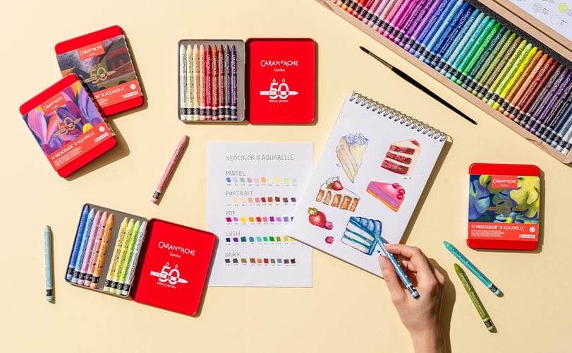 50th anniversary of Neocolor™ II Aquarelle: 15 vibrant new colours