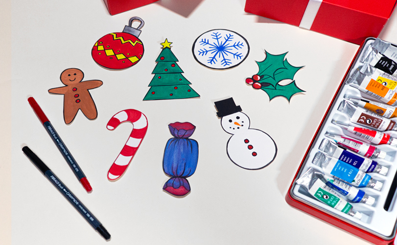 Three easy DIY craft projects for your Christmas decorations | Caran d'Ache