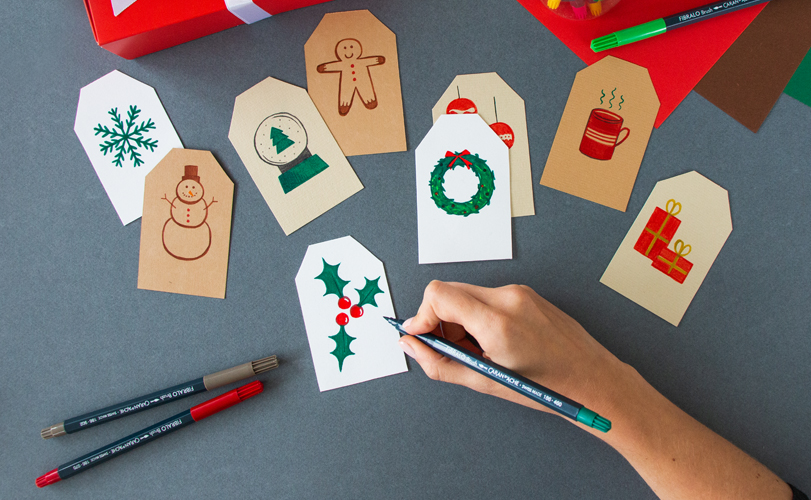 Three easy DIY craft projects for your Christmas decorations | Caran d'Ache
