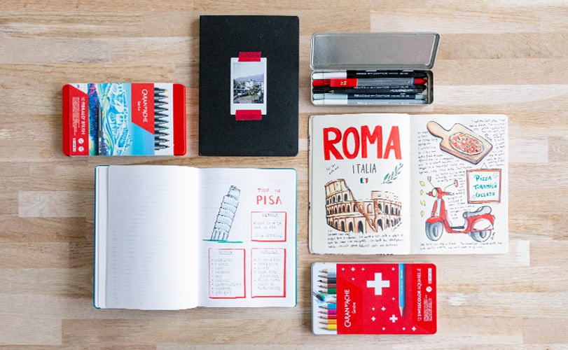 Diario Di Viaggio Personalizzabile Febio - Con Stickers, Formato A5