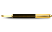 Gold-Plated VARIUS CHINA BLACK Roller Pen
