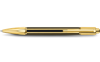 Penna a Sfera VARIUS CHINA NERA Placcata Oro