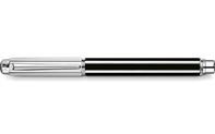 Silver-Plated, Rhodium-Coated VARIUS CHINA BLACK Roller Pen