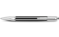 Silver-Plated, Rhodium-Coated VARIUS CHINA BLACK Ballpoint Pen