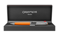 Silver-Plated, Rhodium-Coated LÉMAN BICOLOR Saffron Ballpoint Pen