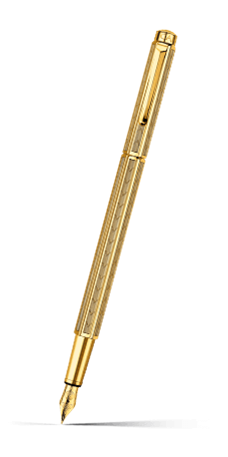 Füllfederhalter ECRIDOR™ CHEVRON vergoldet