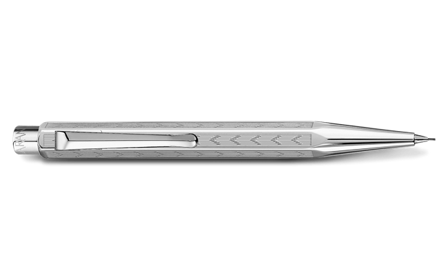 Palladium-coated ECRIDOR XS CHEVRON mechanical pencil