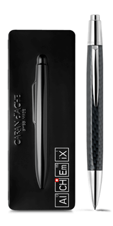 Penna a sfera ALCHEMIX Carbonio