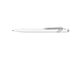 849 POPLINE White Ballpoint Pen, with Holder