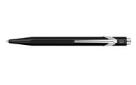 849 POPLINE Metallic Black Ballpoint Pen, with Holder