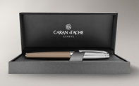 Silver-plated, rhodium-coated LÉMAN BICOLOR CASHMERE mechanical pencil