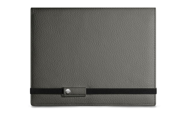 LÉMAN GREY leather notebook A5