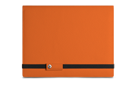 LÉMAN Saffron Leather Notebook A5