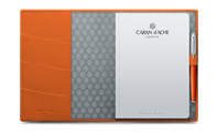 LÉMAN Saffron Leather Notebook A5