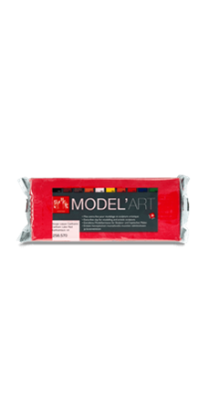 MODEL’ART - Rosso lacca cartamo, panetto 1 kg