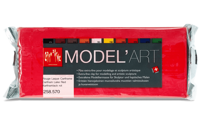 MODEL’ART – Red lake safflower 1 kg block