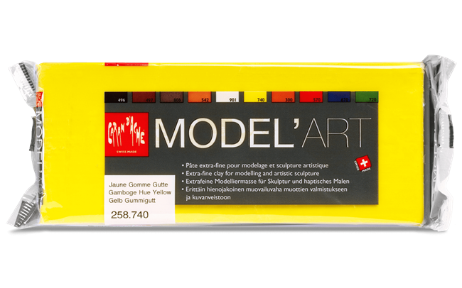 MODEL’ART - Giallo gomma gutta, panetto 1 kg