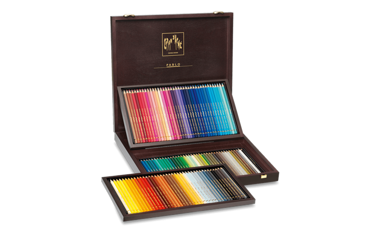 Caran D'Ache : Pablo Colored Pencil : Set Of 120 : Wooden Case