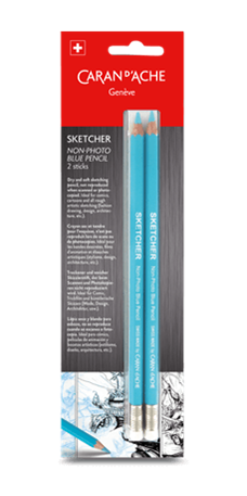 Sketcher/Non-Photo Blue Pencil – 2-piece blister pack