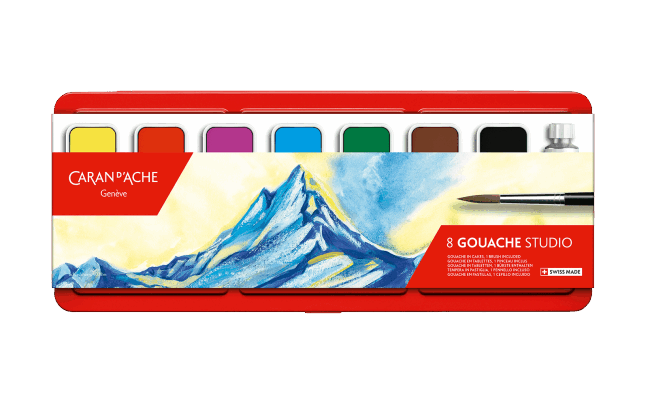 Box of 8 Colour Tablets GOUACHE STUDIO