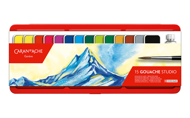 Box of 15 Colour Tablets GOUACHE STUDIO