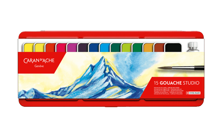 Box of 15 Colour Tablets GOUACHE STUDIO