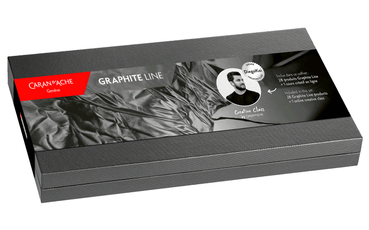 Box of 15 Hardness Degrees GRAPHITE LINE | Caran d'Ache US Box of 15 Hardness Degrees GRAPHITE LINE | Caran d'Ache US