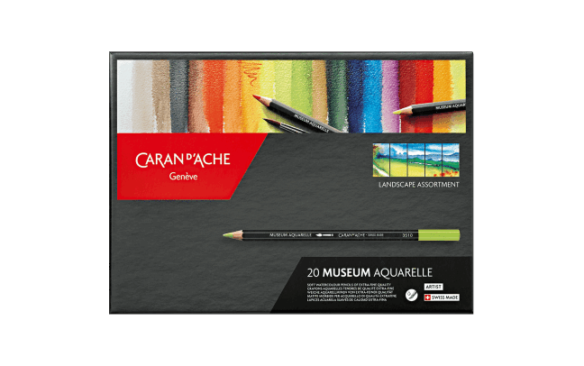 Landscape Box of 20 Colours MUSEUM Aquarelle