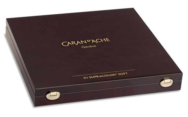 Wooden Box of 80 Colours SUPRACOLOR® Soft Aquarelle