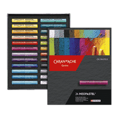 CARAN D'ACHE Pastelli a cera Neocolor 1 7000.330 30 colori box metallico -  Ecomedia AG