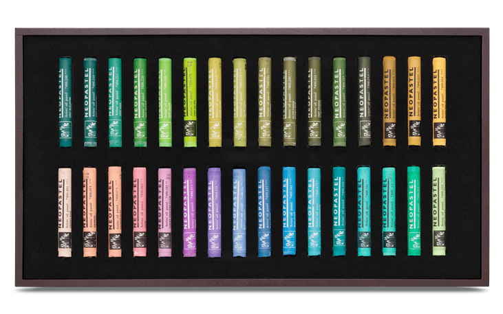 Wooden Box of 96 NEOPASTEL™ Pastels