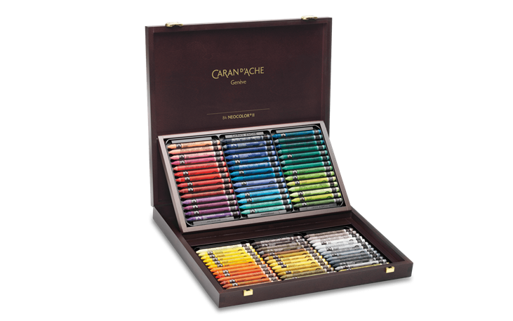 ギフトボックス - ネオカラーII 84色セット 素敵な創作時間を約束する色彩の宝庫 | Caran d'Ache - 42,900,00¥