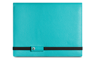 LÉMAN TURQUOISE leather notebook A5