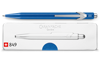 Kugelschreiber 849 POPLINE metallic blau mit Etui