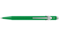 849 POPLINE Metallic Green Ballpoint Pen, with Holder