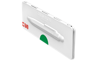 849 POPLINE Metallic Green Ballpoint Pen, with Holder