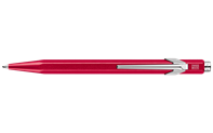 849 POPLINE Metallic Red Ballpoint Pen, with Holder