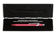 849 POPLINE Metallic Red Ballpoint Pen, with Holder