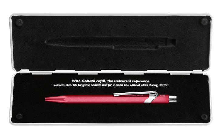 Caran d'ache   Ballpoint Pen Red  Ink  New 0825.070