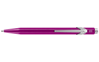 849 POPLINE Metallic Purple Ballpoint Pen, with Holder