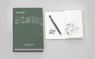 849 Ballpoint Pen Olive Black & Office Gift Set