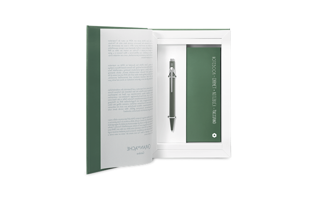 849 Ballpoint Pen Olive Black & Office Gift Set