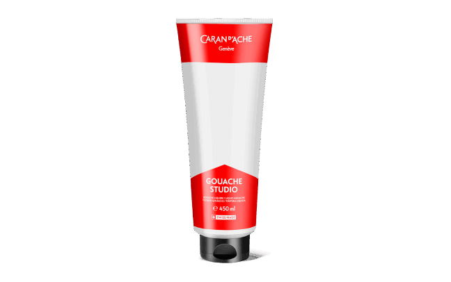 Tube 450 ml Gouache Studio Blanc