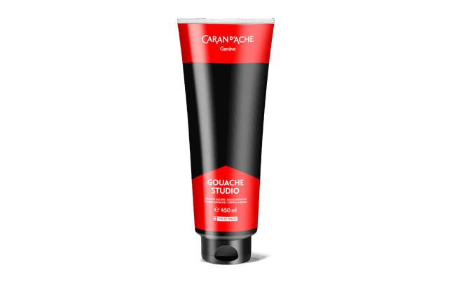 Tube 450 ml Gouache Studio Black